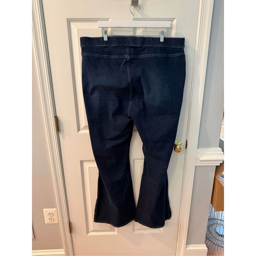 Soft Surroundings Split Hem Boot Cur Pull On Jean… - image 4